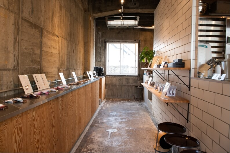 kii.chocolateの店舗内